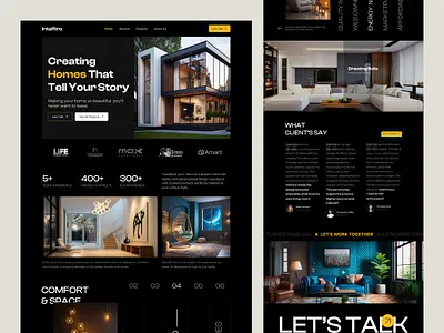 Interior Website design architecture exterior home homedecor homedesign interior interior design interior website ismailnahid landing page landingpage modern nahid pixelean ui ui design uiux web design website website design