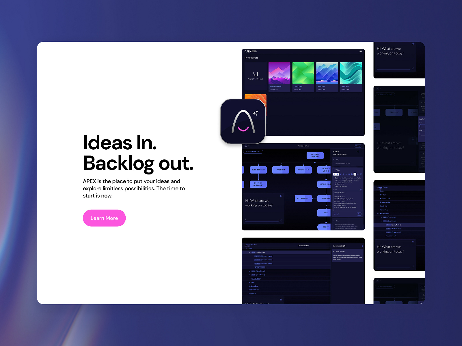 Apex Landing Page by Chay Land on Dribbble