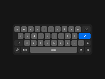 Spatial Keyboard app component dark mode design design system figma keyboard keys landing page minimalist modal spatial ui ui design ui kit widget