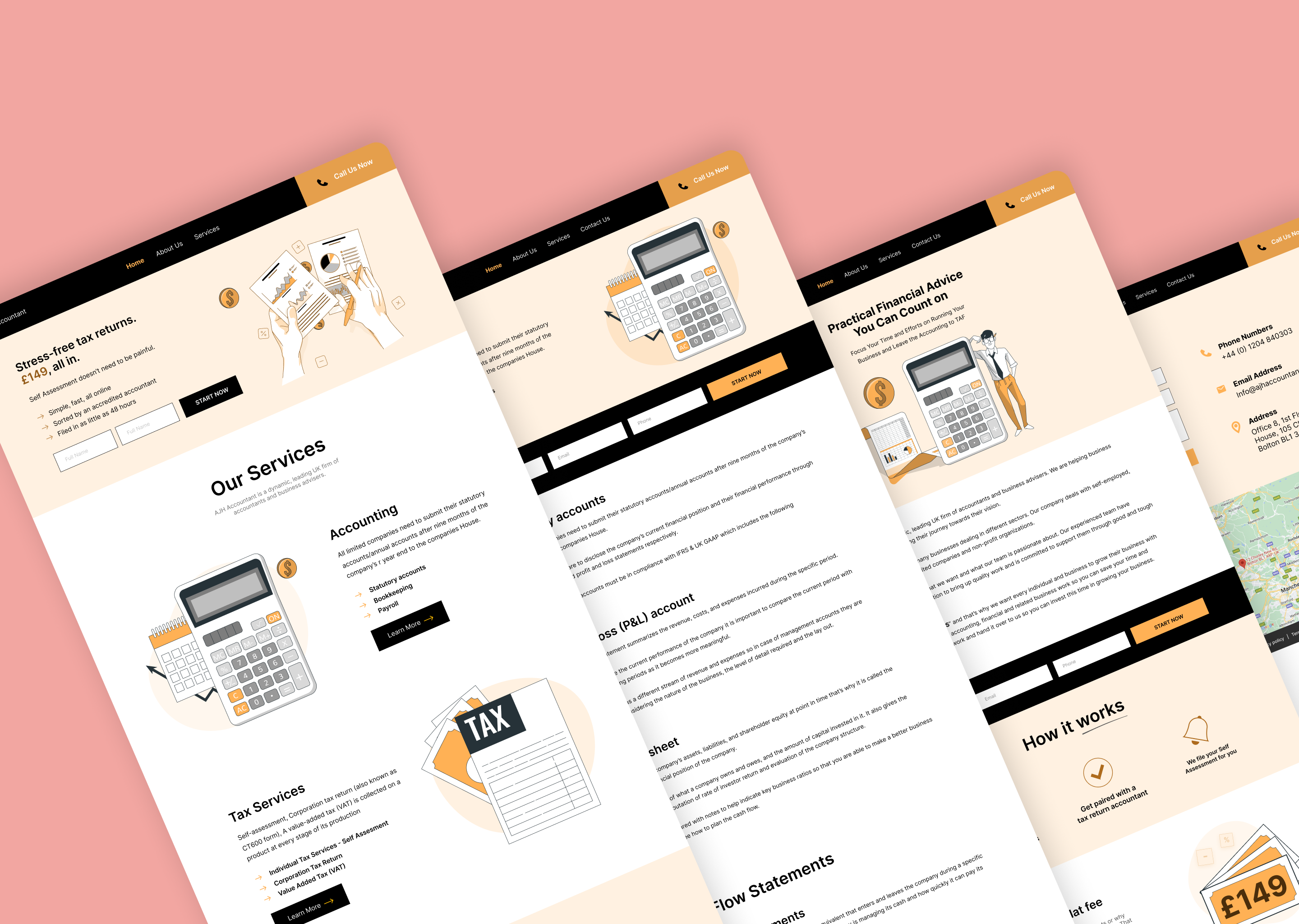 Tax Consultant Website branding consulting company website consulting firm tax consultant website ui uiux web design web developer website development