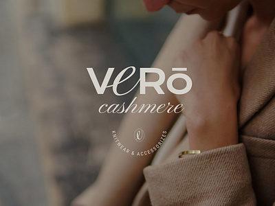 Лого для бренду кашемірових речей VERО cashmere background branding design graphic design illustration logo typography vector