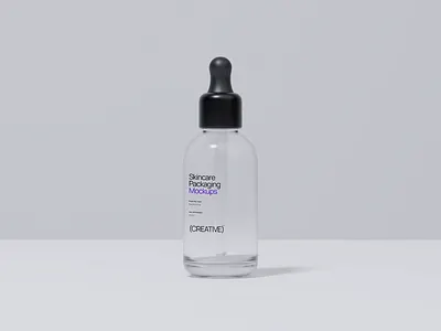 Free Dropper Bottle Mockup (Skincare Packaging Mockups) branding creative agency free dropper bottle mockup freebie mockup packaging design packaging mockups skin care mockups