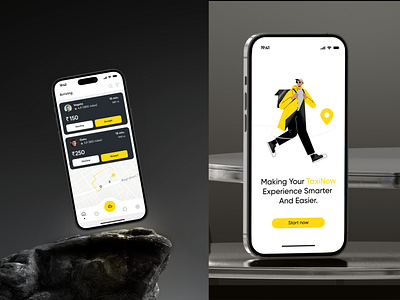 Seamless Taxi Booking App UI/UX Design appdesign mobileappdesign taxiappdesign taxibookingapp uiinspiration uiuxdesign uxdesign