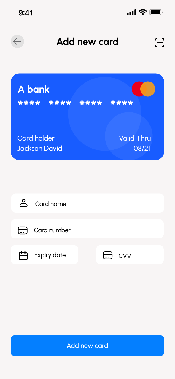 add new card add new card figma graphic design mobile ui design ui