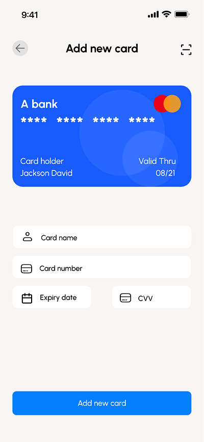 add new card add new card figma graphic design mobile ui design ui