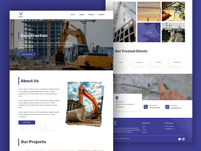 Construction Website branding