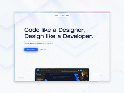 ✨🪄Sekei - Coding for Designers v2 figma framer landingpage product design ui ux web design website