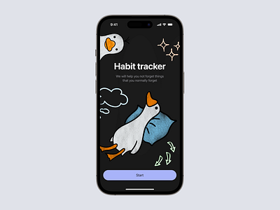 Habit tracker app branding concept design graphic design habit tracker habits illustration ios logo tracker typography ui ux vector