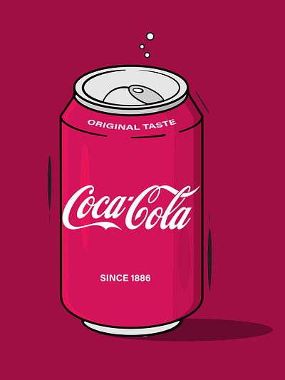 Coco Cola branding graphic design illustration