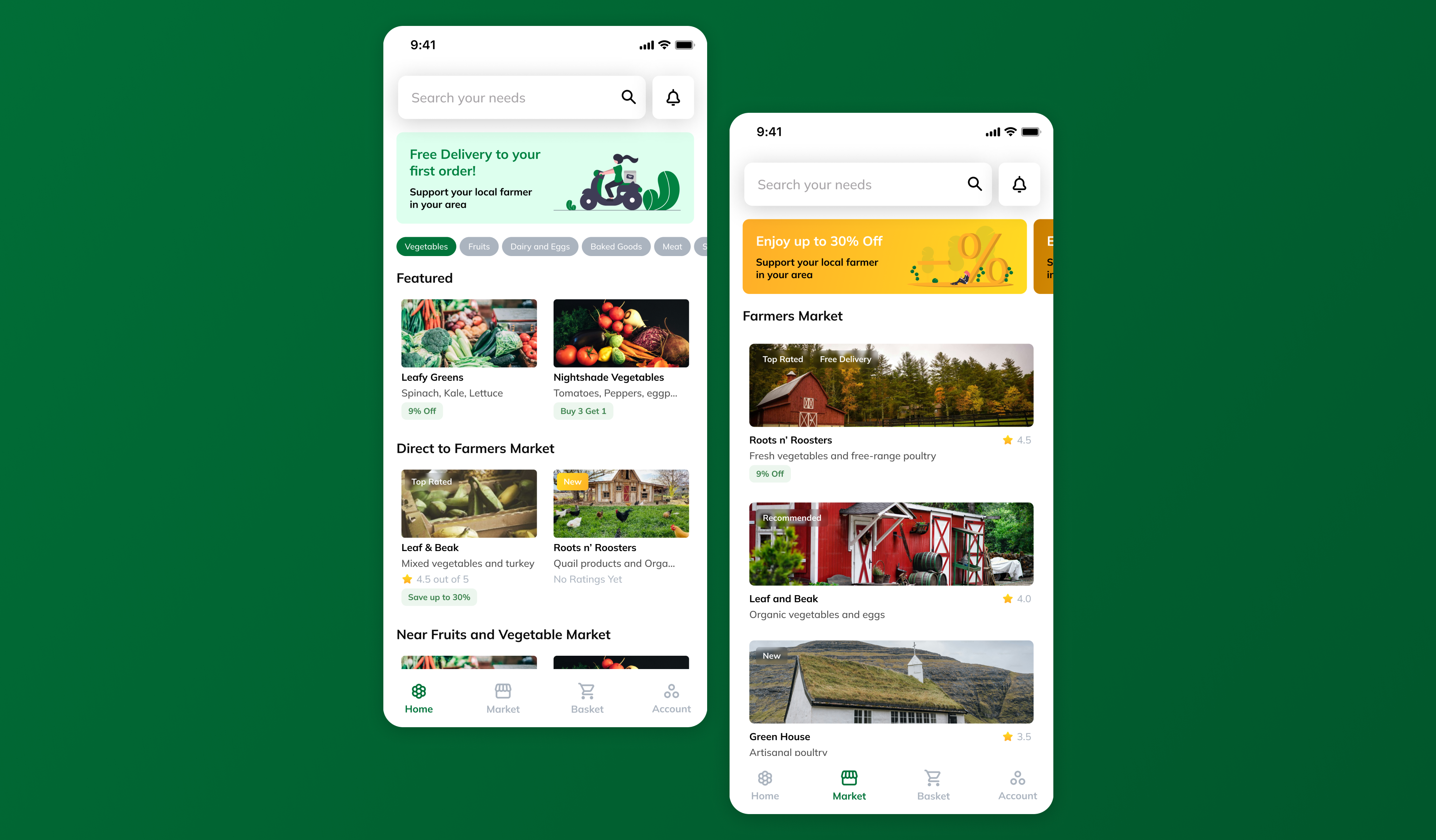 Example of Modern Mobile App UI/UX Design