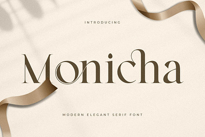 Monicha Font design designer font fonts monicha font typeface typography