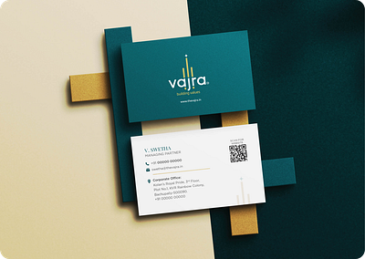 Vajra Builders branding design illustration logo logo design motion graphics ui ux