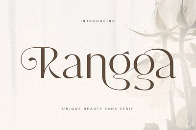 Rangga Font design designer font fonts rangga font typeface typography