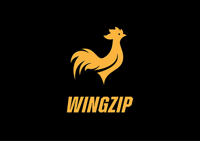 WINGZIP Logo Design branding design graphic design illustration logo typography vector