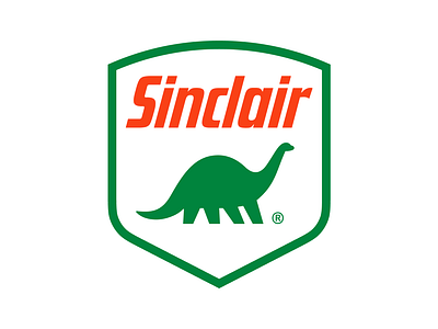 Sinclair Brand Refresh 1/4 branding dino dinosaur logo logo design logomark makr sinclair