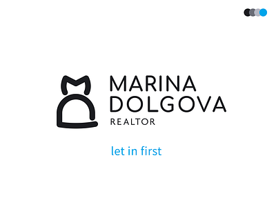 Rebranding for real estate agent agent branding design identity logo logomark logotype minimalism order new logo real estate rebranding ukraine