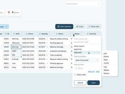 Oversite - Streamlined HR Management Web App app dashboard dashboarddesign data data table desktop graphic design hr mobile tabel ui ux web app web design webdesign