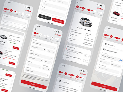 Car Rental Management system app design apps car app car book car booking car rantel car rental app cars figma home page management rantel reservation system ui design uiux
