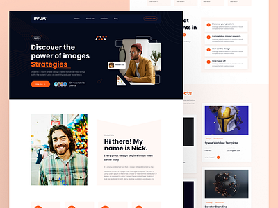 Website Design for Portfolio - Landing Page design portfolio landing page portfolio design portfolio landing portfolio page portfolio site portfolio website website design