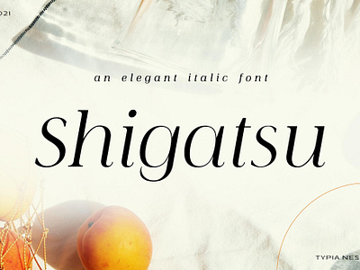 Shigatsu Font design designer font fonts shigatsu font typeface typography