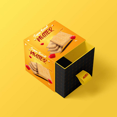 Biscuit Packaging and Cover Design brand company cover design food identity label packaging snack