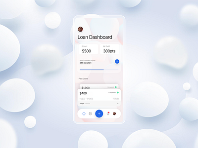 Loan App | App Design animation app design app design inspiration app ui banking app beautiful branding clean finance inspiration mobile mobile ui premium ui uiux ux