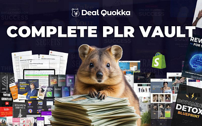 Deal Quokka Complete PLR Products Vault deal deal quokka dealquokka quokka