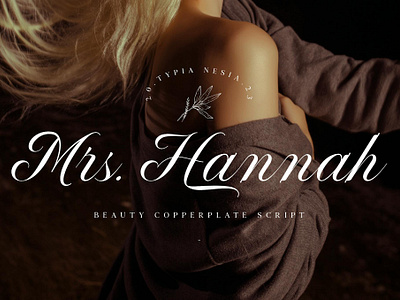 Mrs Hannah Font design designer font fonts mrs hannah font typeface typography