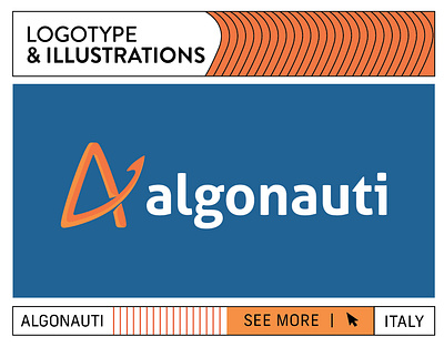 Logotype & Illustrations Algonauti (IT) branding design graphic design illustration logo logotype ui vector visual identity