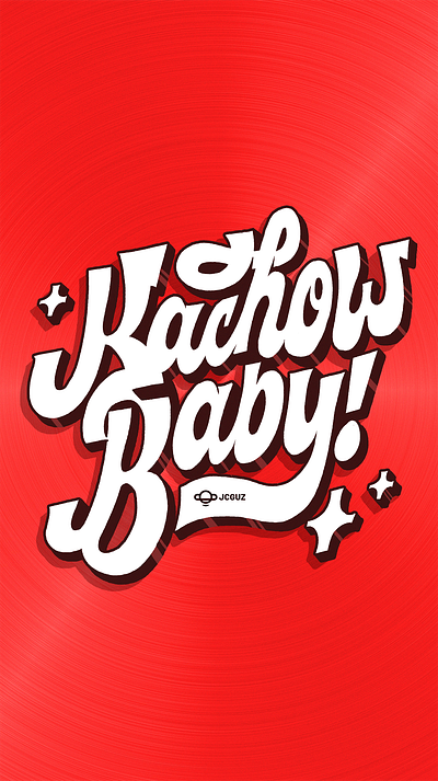 Kachow! branding colors design graphic design illustration lettering logo type typo vector