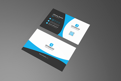 Corporate Business Card adobe photoshop biz crd branding corporate business card design graphic design logo minimal design minimalist modern card design visiting card