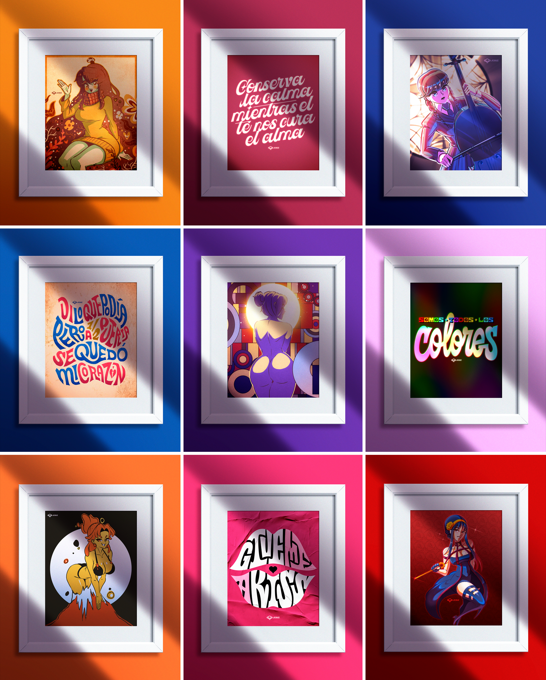 Art frames art artwork badge branding colors design graphic design illustration lettering logo vector