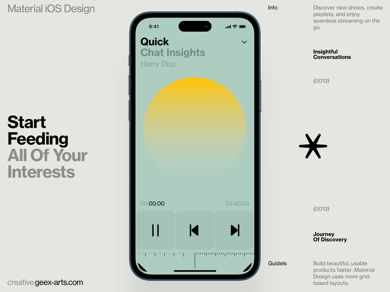 Podcast by Slava Kornilov for Geex Arts on Dribbble