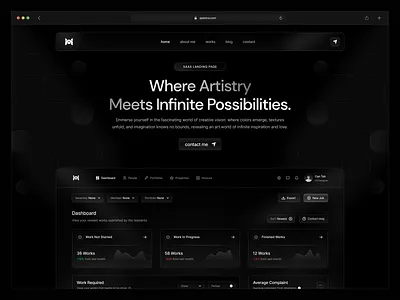 Spectra ◆ Landing Page dashboard homepage landing page template ui website