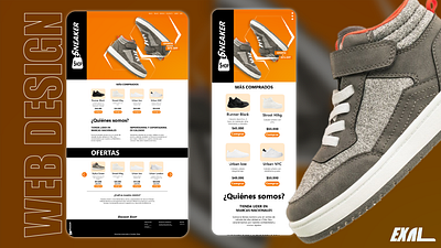 SNEAKER SHOP | Web Design branding chile design diseño gráfico diseñoweb ui ux web webdesign