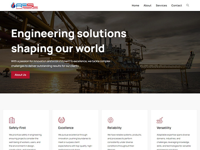 Rockwell Engineering branding elementor ui wordpress