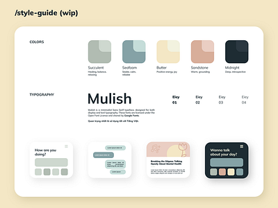 Style Guide • Mobile App graphic design mobile app style guide ui