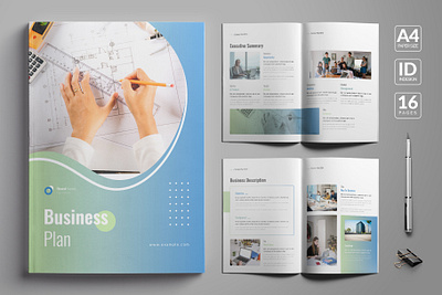 Business Plan Brochure Template flyerdesign