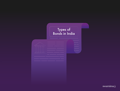 Type of Bonds in India - Blog banner bonds branding design digital illustration finance graphic design graphics illustration illustrator money bonds types of bonds