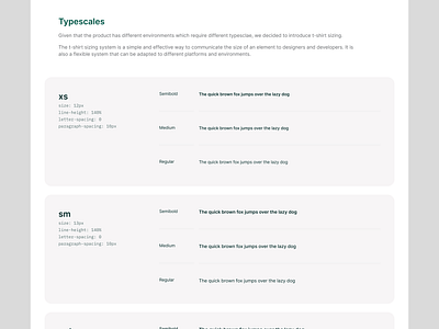 Design System / Typescale clean design design system typescale typo typography ui user interface ux