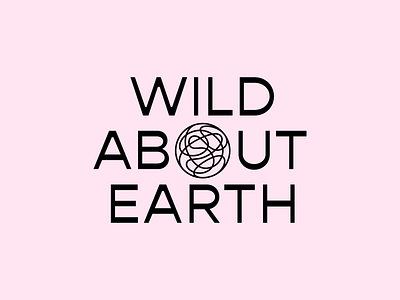 Wild About Earth bold design branding design earth geometric globe graphic design icon lines logo minimal symbol travel travel agency wild wilderness