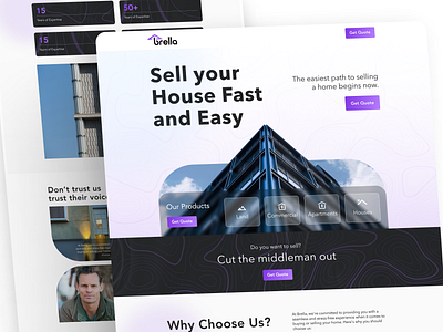 Real State Website branding design graphic design illustration landing page ui ux webdesign