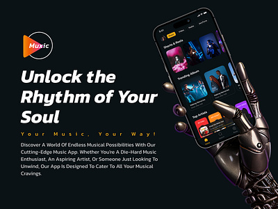 Music App app design mobile app ui ui design ui ux