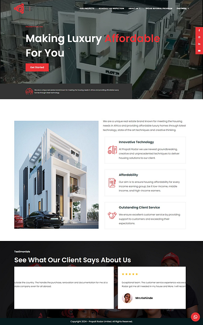 Propati Radar Limited branding elementor ui wordpress