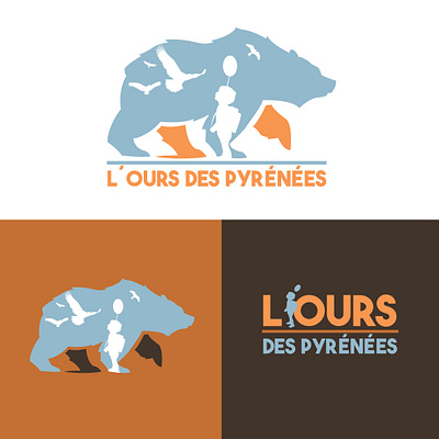 L'Ours des Pyrénées branding graphic design logo motion graphics ui