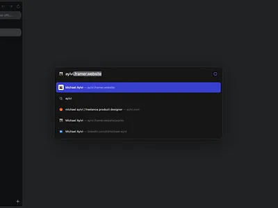 Portfolio Website animation daily ui dailyui dailyuichallenge mobile app portfolio uidesign webdesign