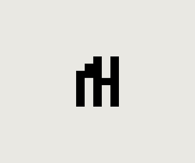 "n H" lettermark logo branding design graphic design icon logo logo design typography