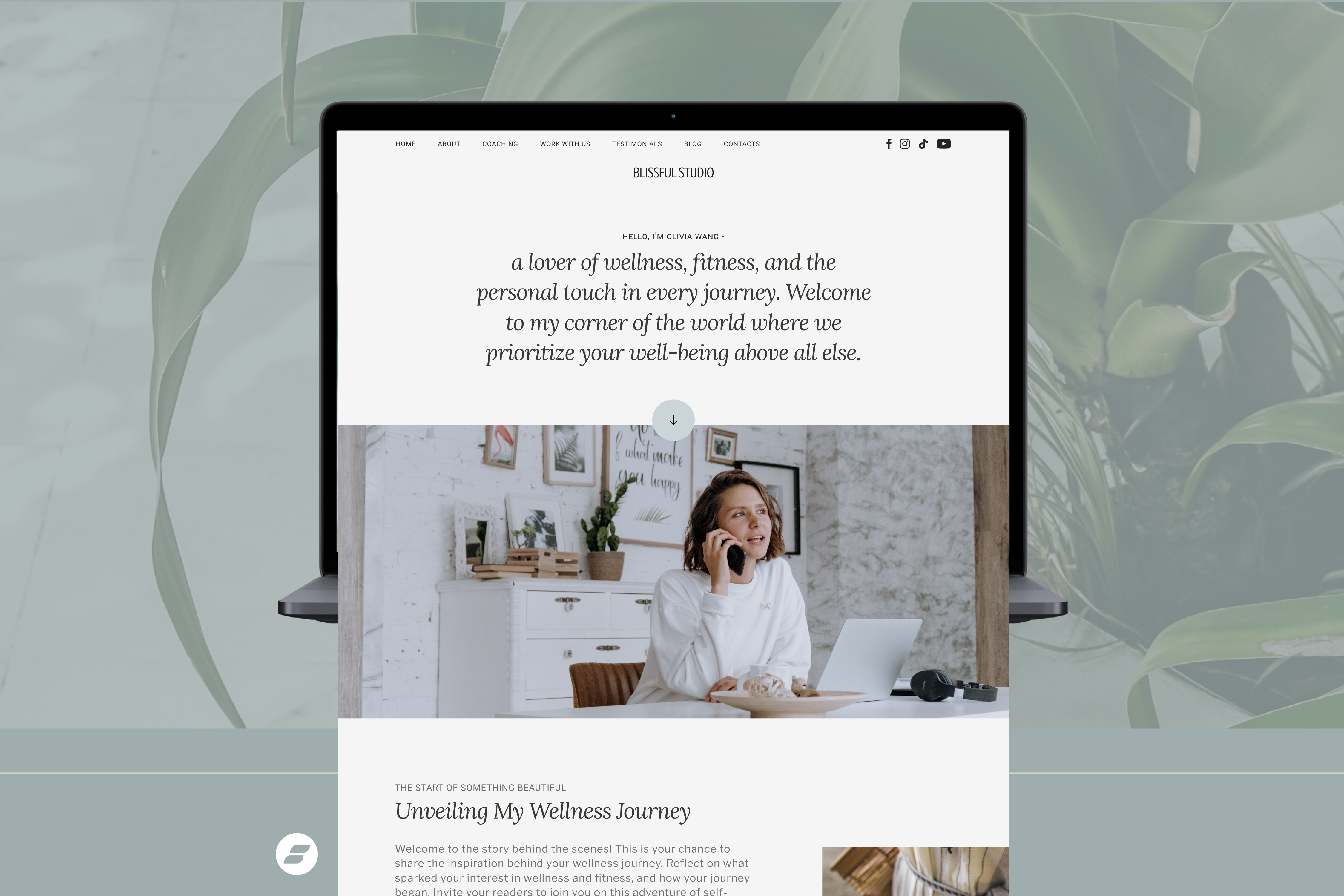 Showit Website Template | Life & Wellness Coaches aesthetic design branding design coaching theme customizable web template design theme figma design graphic design landing page life coach web minimal design mobile optimization service web showit web template showit website template theme ui design web design wellness coach wordpress blog theme
