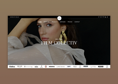 Fashion Web Design graphic design ui