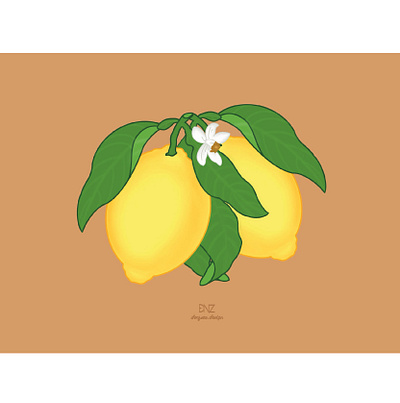 The famous lemons of Sorrento 🍋 illustration